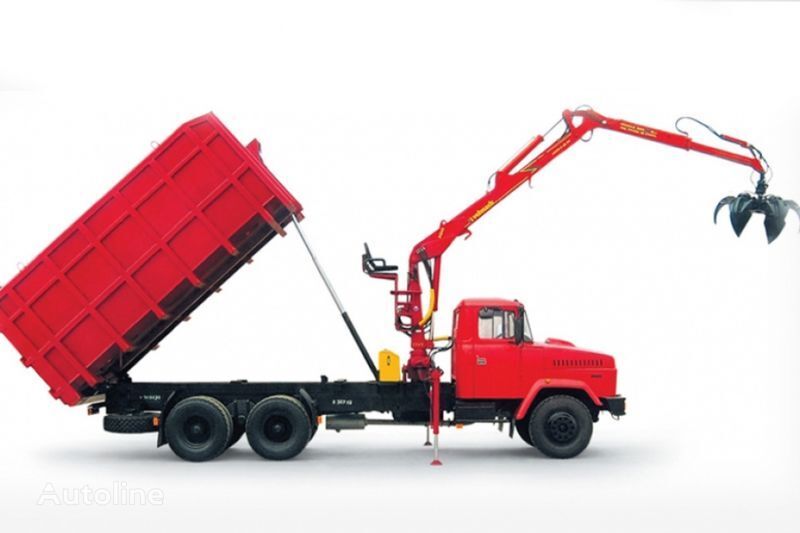 new KRAZ 65053 lomovoz dump truck