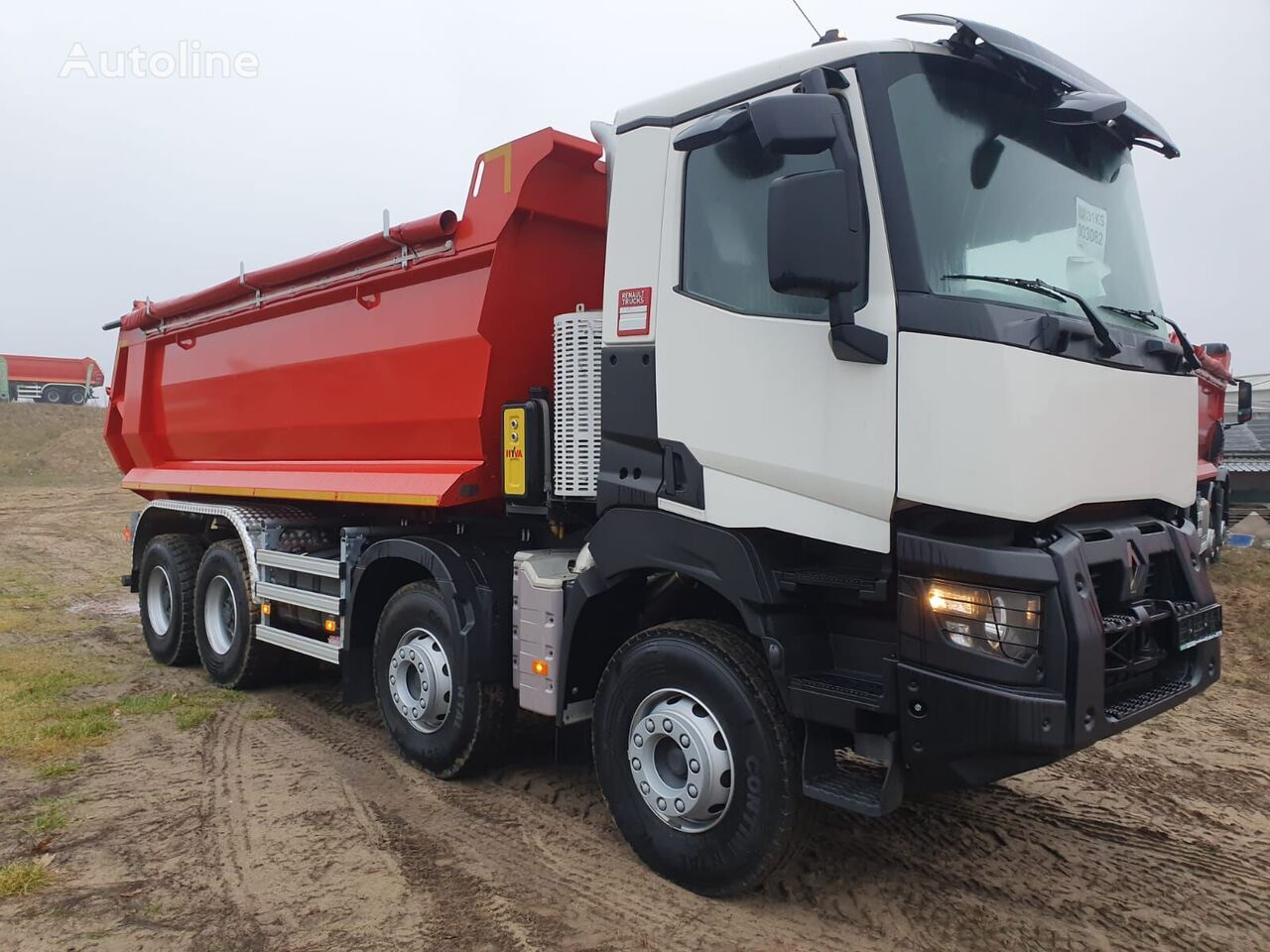 RENAULT K460 8x4 dump truck for sale Poland Chrostkowo, UP20740