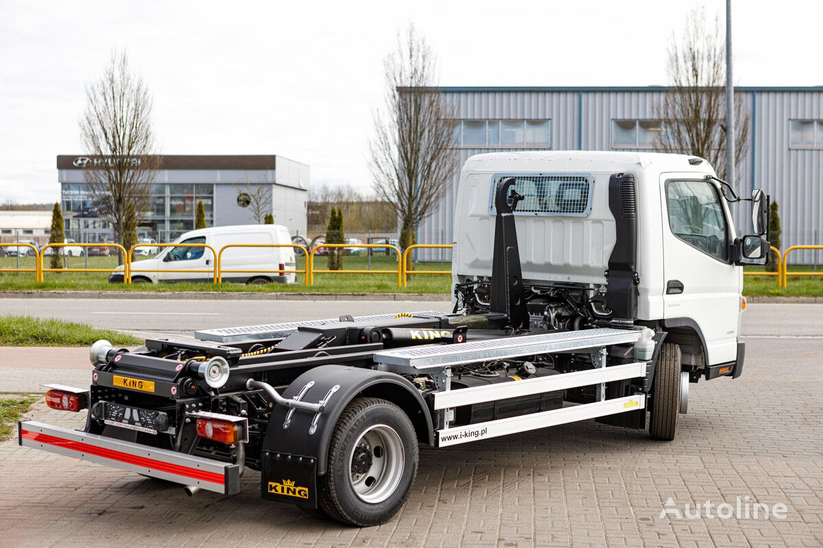 mitsubishi fuso 9c18 amt king hz6r hooklift hook lift truck for sale poland slupsk rt21590