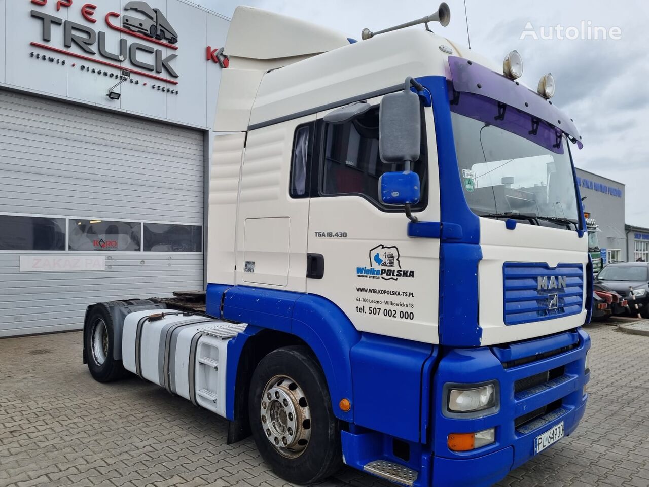 MAN TGA 18.430, Steel/Air, Automat, ZF Intarder-M truck tractor