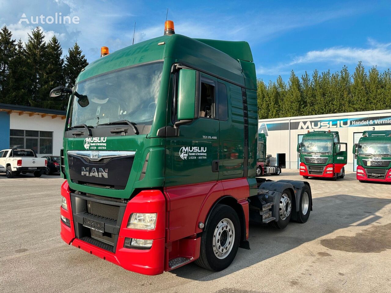 MAN TGX 26.480  truck tractor