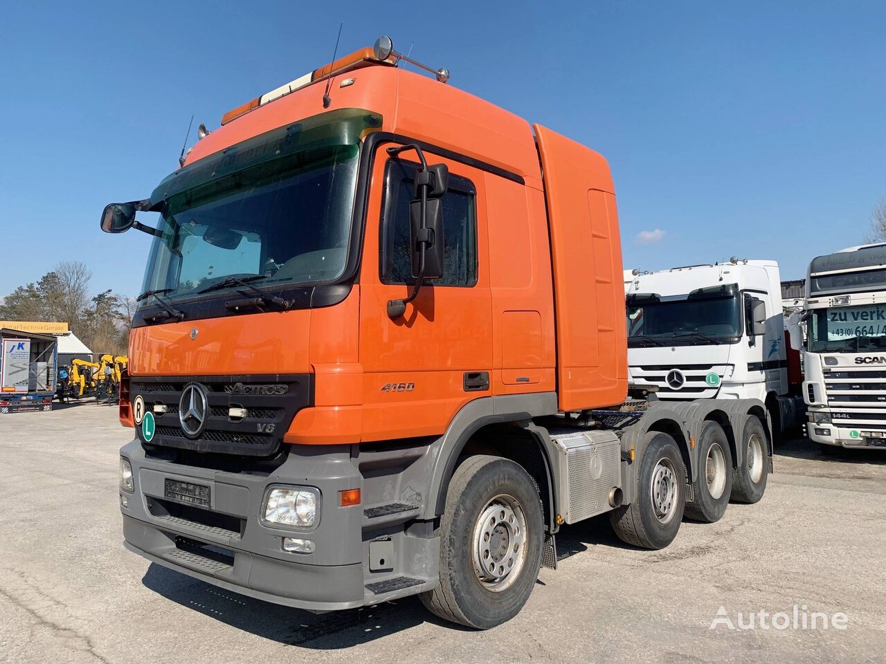 MERCEDES-BENZ ACTROS 4160 S 8x4/4 WSK *250 TONS* truck tractor