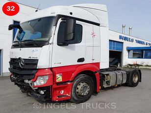 damaged Mercedes-Benz ACTROS 1843 STREAM SPACE 2.3 low floor truck tractor