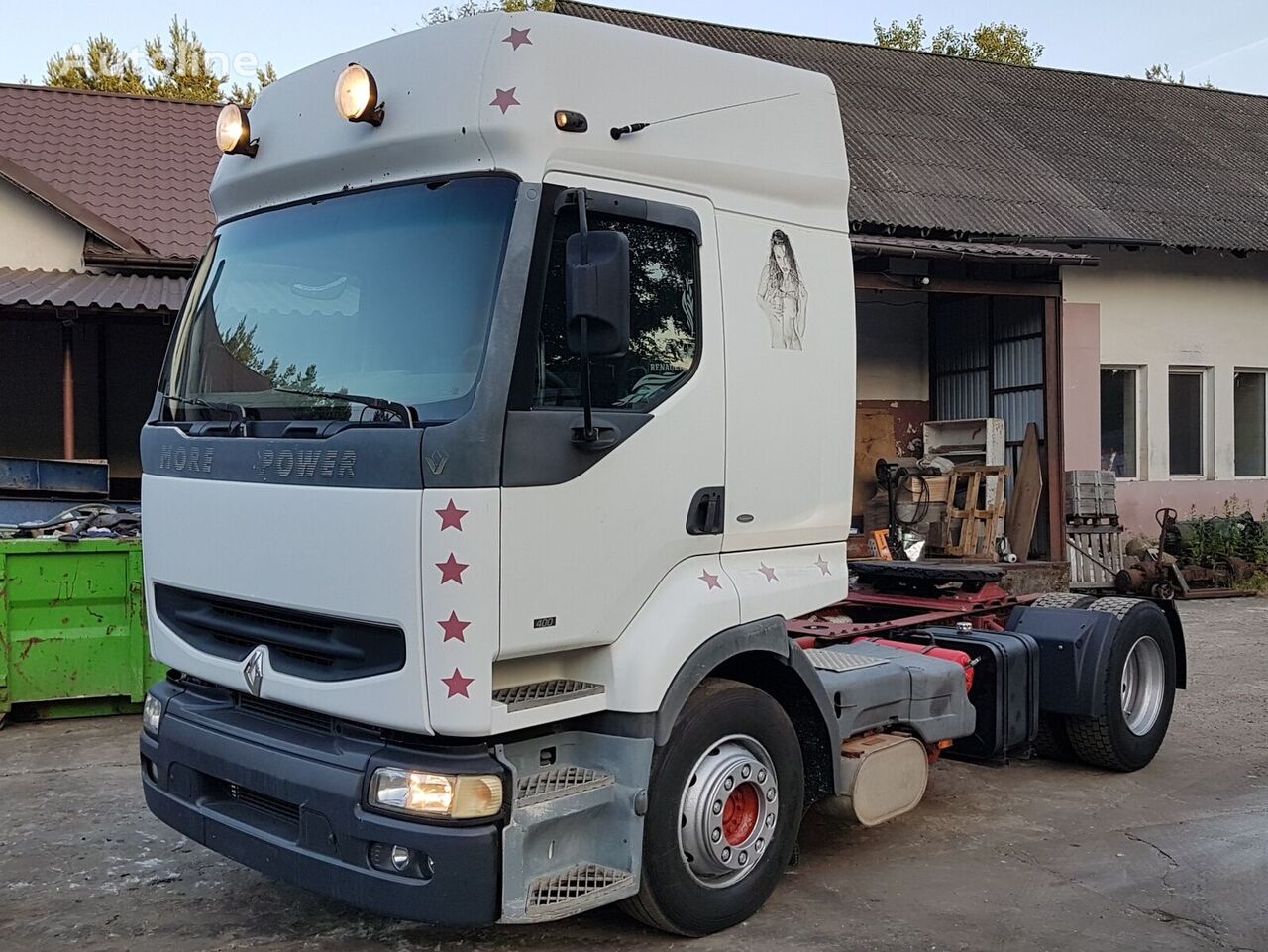 Renault Premium 385 manual Pomp 400 Tipper Hydraulic truck tractor