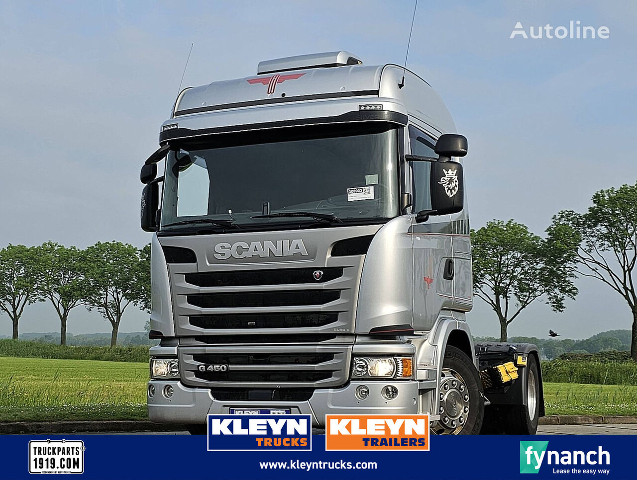 Scania G450 hl retarder alcoa's truck tractor