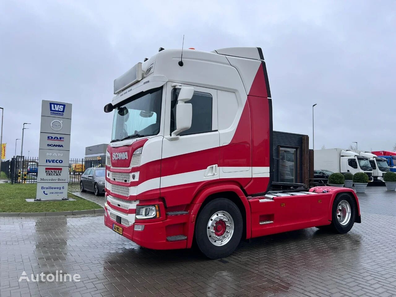 Scania R450 4x2 / 2x Tank Full Air / standclima truck tractor for sale ...