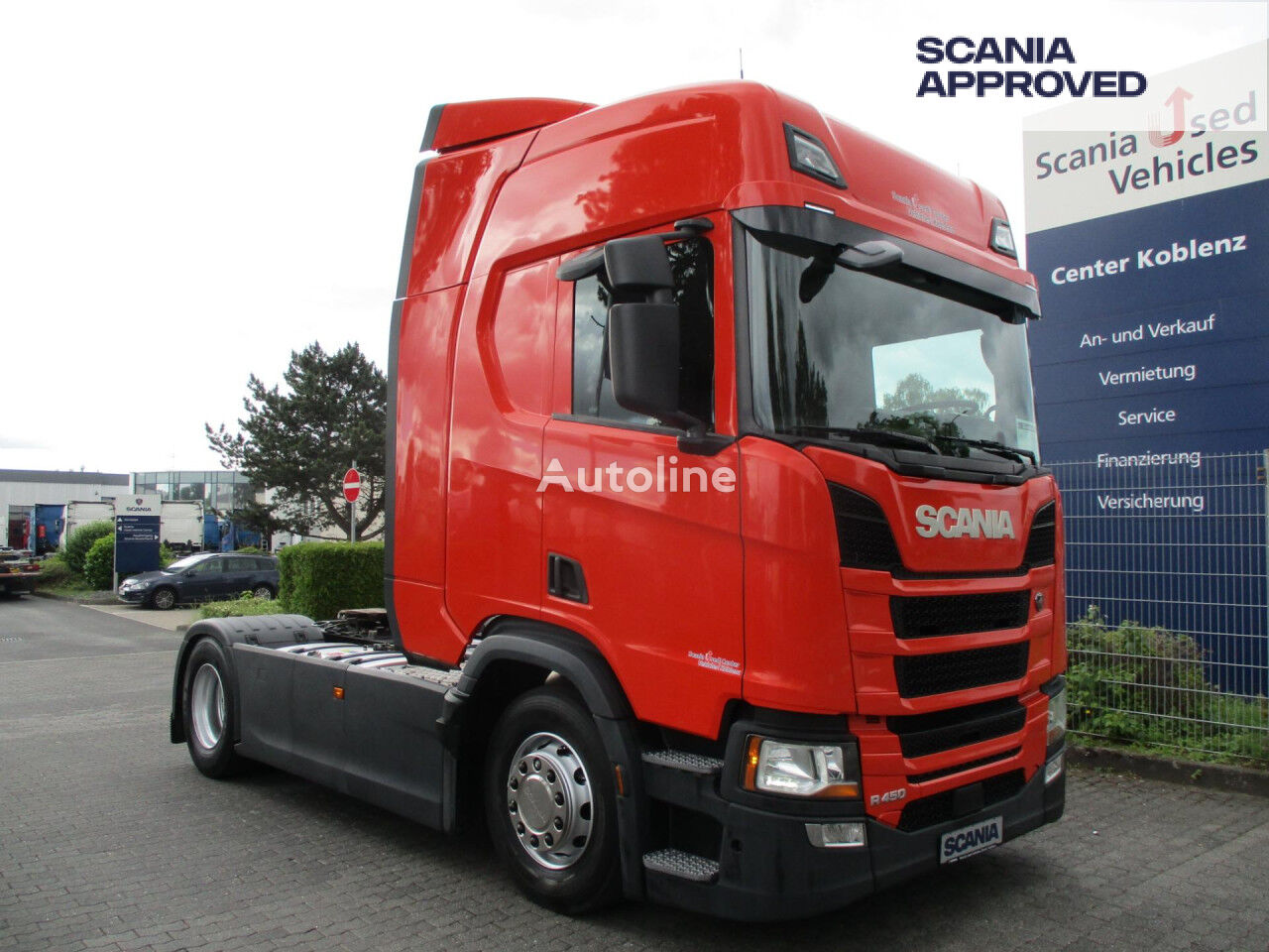 Scania R450 NA - HIGHLINE - 2x TANKs - SCR ONLY - ACC truck tractor for ...