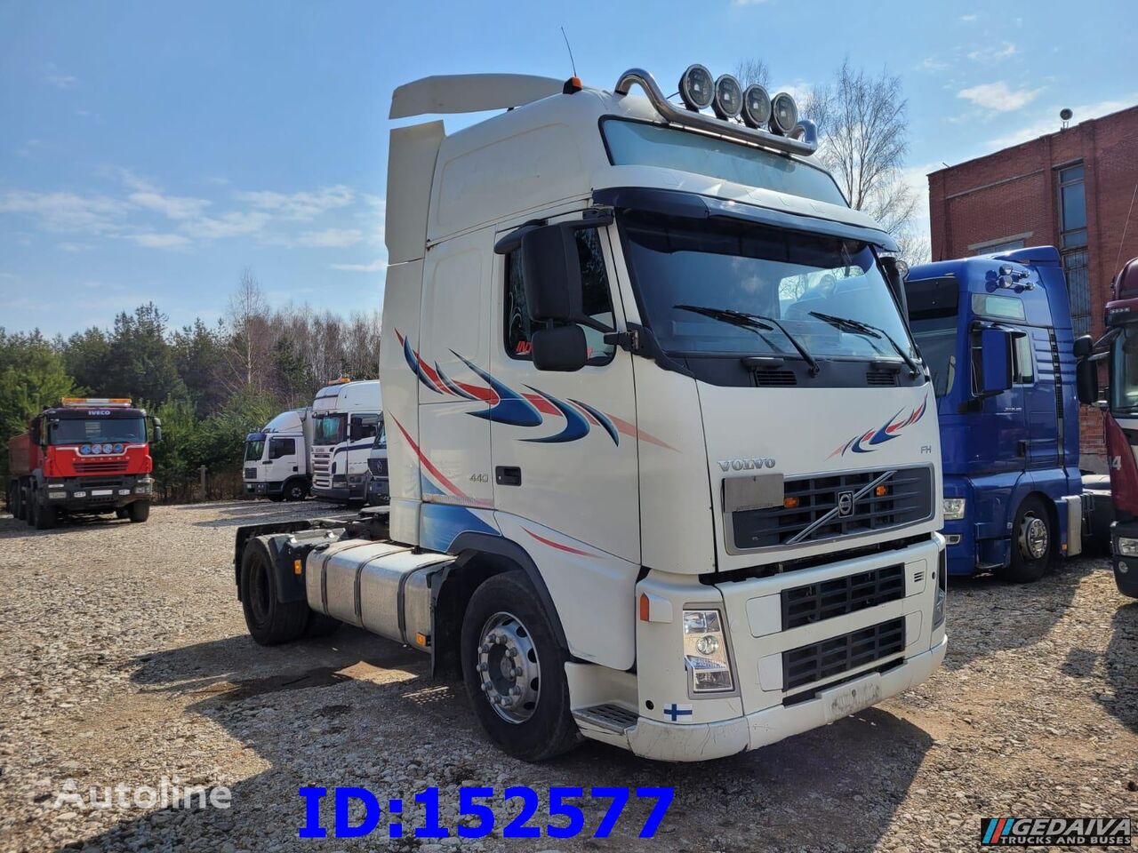 VOLVO FH13 440 truck tractor for sale Lithuania Vilnius, DU33517
